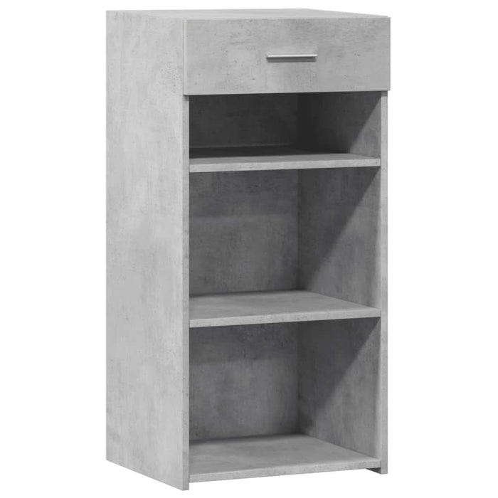 Dulap, gri beton, 45x42,5x93 cm, lemn prelucrat - WALTI WALTI
