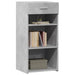 Dulap, gri beton, 45x42,5x93 cm, lemn prelucrat - WALTI WALTI