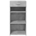 Dulap, gri beton, 45x42,5x93 cm, lemn prelucrat - WALTI WALTI