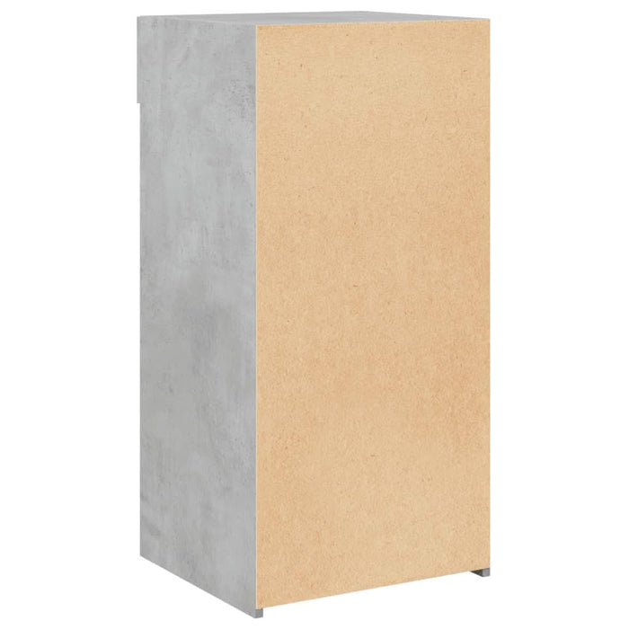 Dulap, gri beton, 45x42,5x93 cm, lemn prelucrat - WALTI WALTI