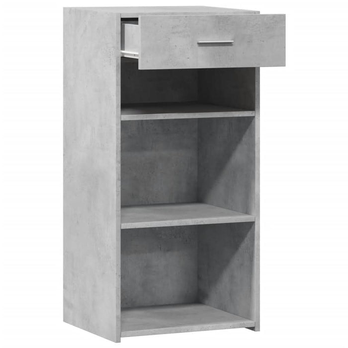 Dulap, gri beton, 45x42,5x93 cm, lemn prelucrat - WALTI WALTI