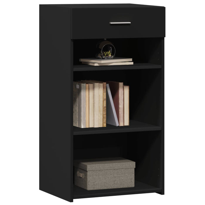 Dulap, negru, 50x42,5x93 cm, lemn prelucrat WALTI