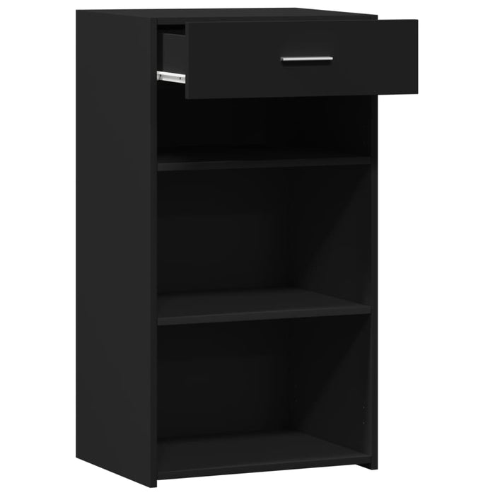 Dulap, negru, 50x42,5x93 cm, lemn prelucrat WALTI