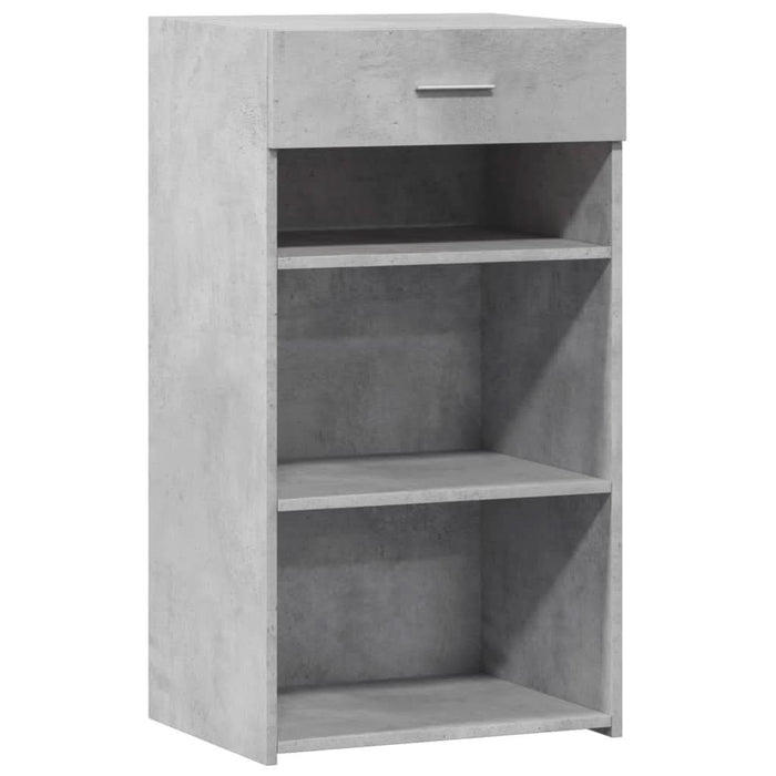 Dulap, gri beton, 50x42,5x93 cm, lemn prelucrat - WALTI WALTI