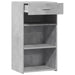 Dulap, gri beton, 50x42,5x93 cm, lemn prelucrat - WALTI WALTI
