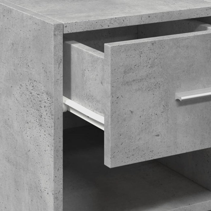 Dulap, gri beton, 50x42,5x93 cm, lemn prelucrat - WALTI WALTI