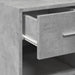 Dulap, gri beton, 50x42,5x93 cm, lemn prelucrat - WALTI WALTI