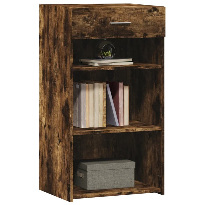 Dulap, stejar fumuriu, 50x42,5x93 cm, lemn prelucrat - WALTI WALTI