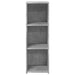Dulap, gri beton, 30x41x93 cm, lemn prelucrat - WALTI WALTI