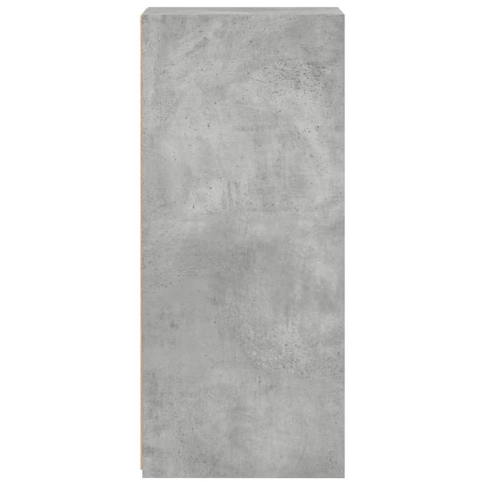 Dulap, gri beton, 30x41x93 cm, lemn prelucrat - WALTI WALTI