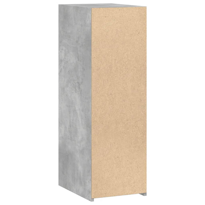 Dulap, gri beton, 30x41x93 cm, lemn prelucrat - WALTI WALTI