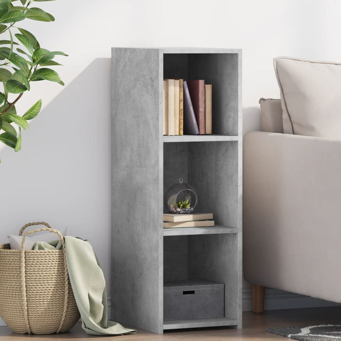 Dulap, gri beton, 30x41x93 cm, lemn prelucrat - WALTI WALTI