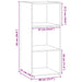 Dulap, alb, 40x41x93 cm, lemn prelucrat - WALTI WALTI