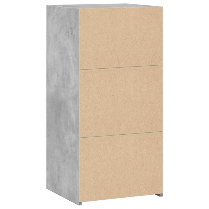 Dulap, gri beton, 45x41x93 cm, lemn prelucrat - WALTI WALTI
