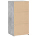 Dulap, gri beton, 45x41x93 cm, lemn prelucrat - WALTI WALTI