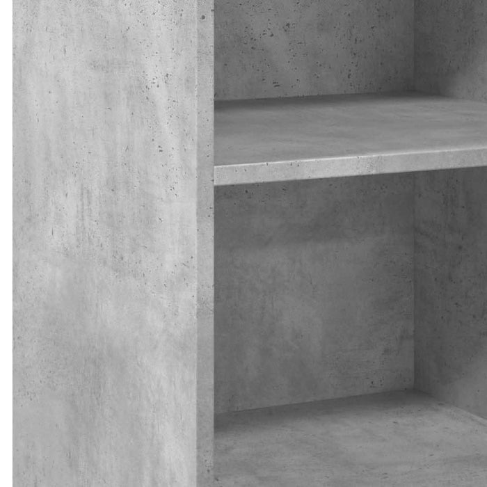 Dulap, gri beton, 45x41x93 cm, lemn prelucrat - WALTI WALTI
