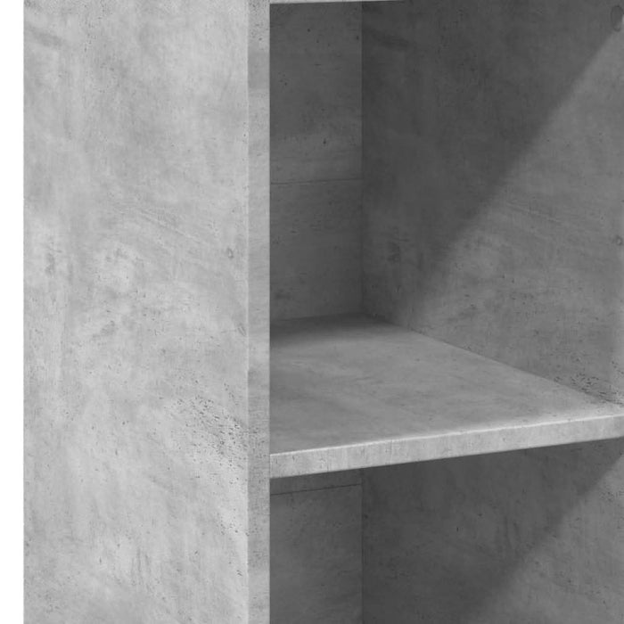 Dulap înalt, gri beton, 40x41x124 cm, lemn prelucrat - WALTI WALTI