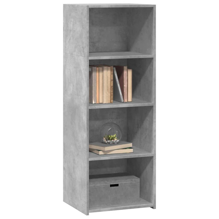 Dulap înalt, gri beton, 45x41x124 cm, lemn prelucrat - WALTI WALTI