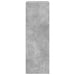 Dulap înalt, gri beton, 50x41x124 cm, lemn prelucrat - WALTI WALTI