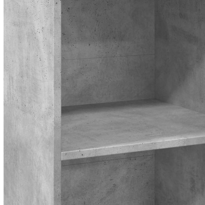 Dulap înalt, gri beton, 50x41x124 cm, lemn prelucrat - WALTI WALTI