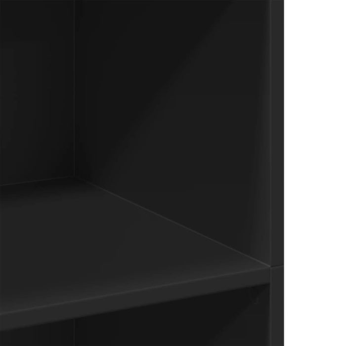 Dulap înalt, negru, 70x41x124 cm, lemn prelucrat - WALTI WALTI