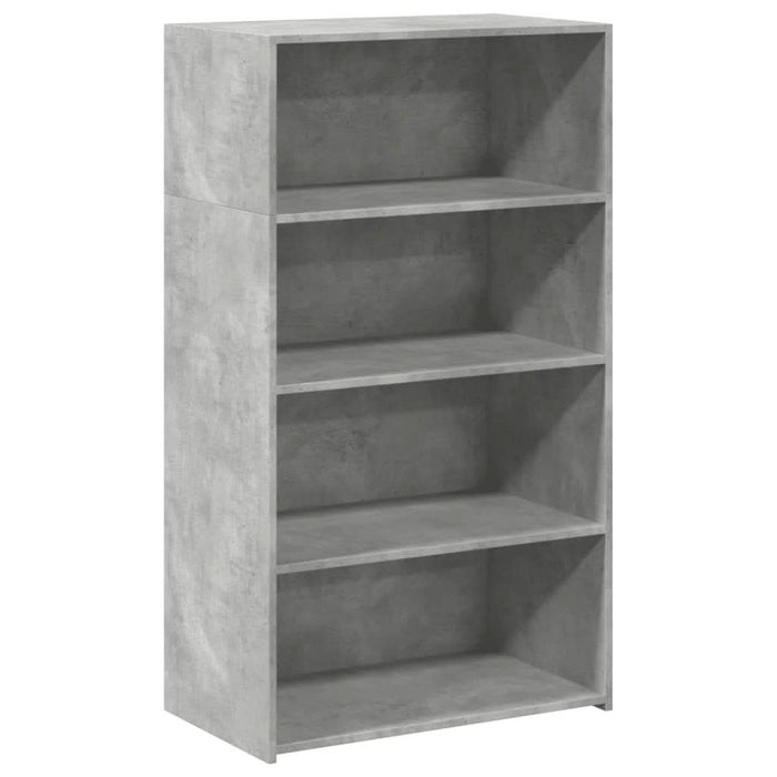 Dulap înalt, gri beton, 70x41x124 cm, lemn prelucrat - WALTI WALTI