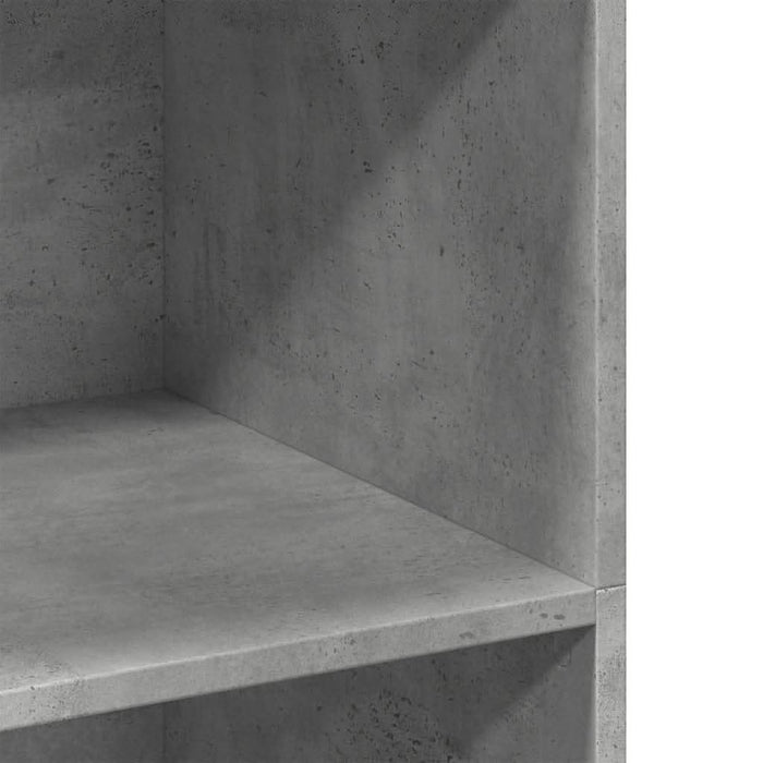 Dulap înalt, gri beton, 70x41x124 cm, lemn prelucrat - WALTI WALTI
