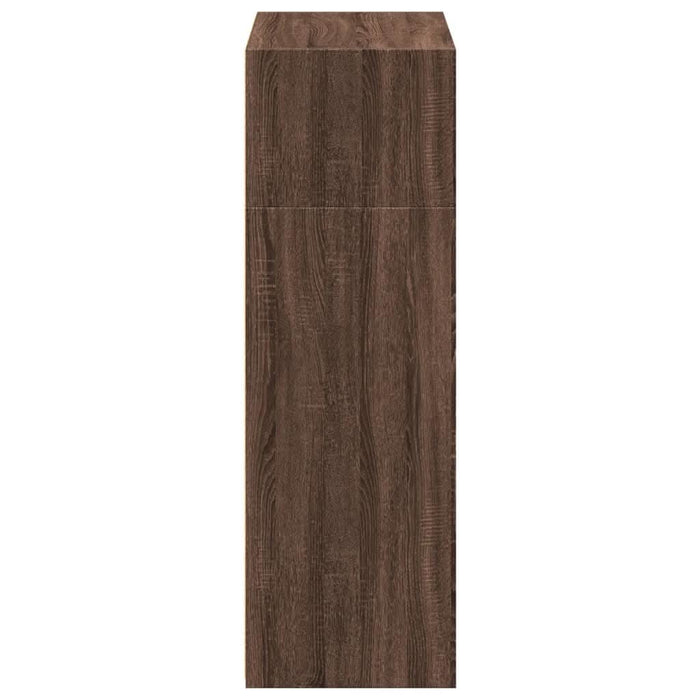 Dulap înalt, stejar maro, 70x41x124 cm, lemn prelucrat - WALTI WALTI