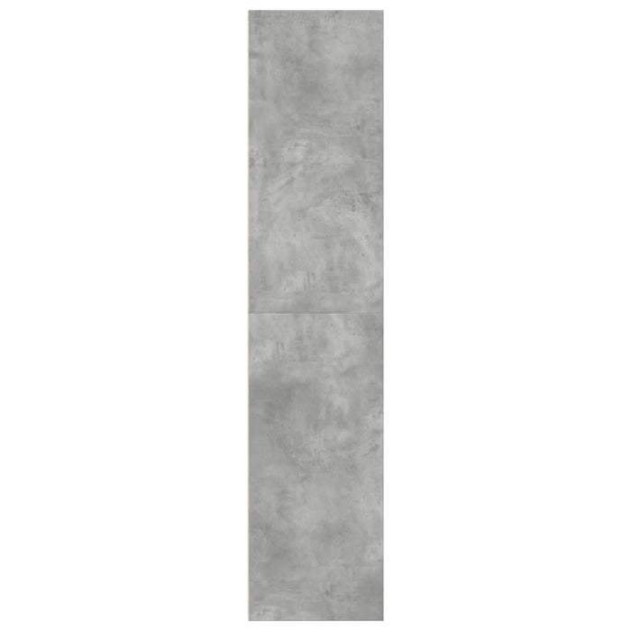 Dulap înalt, gri beton, 30x41x185 cm, lemn prelucrat - WALTI WALTI