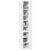 Dulap depozitare slim alb 30x42,5x225 cm lemn prelucrat - WALTI WALTI