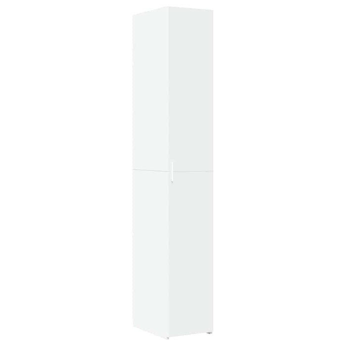 Dulap depozitare slim alb 30x42,5x225 cm lemn prelucrat - WALTI WALTI