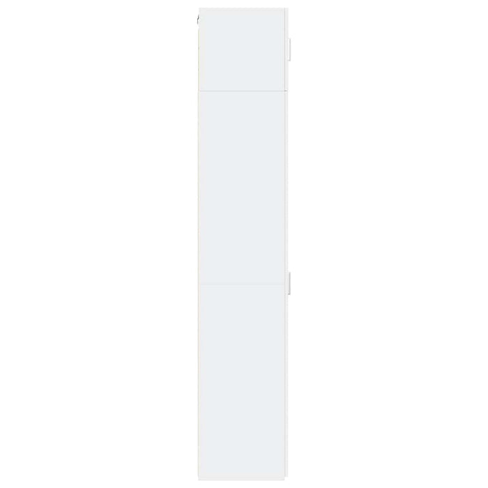 Dulap depozitare slim alb 30x42,5x225 cm lemn prelucrat - WALTI WALTI