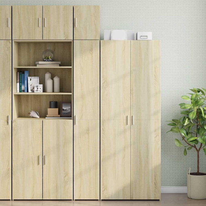 Dulap depozitare slim stejar sonoma 30x42,5x225cm lemn compozit - WALTI WALTI