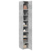 Dulap depozitare slim gri beton 30x42,5x225 cm lemn prelucrat - WALTI WALTI