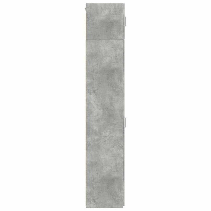 Dulap depozitare slim gri beton 30x42,5x225 cm lemn prelucrat - WALTI WALTI
