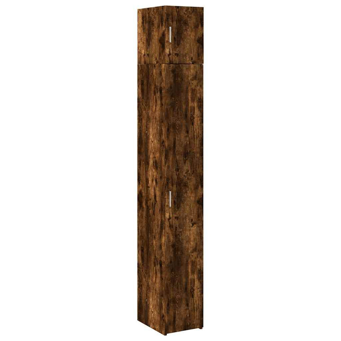 Dulap de depozitare slim, stejar fumuriu, 30x42,5x225 cm, lemn - WALTI WALTI