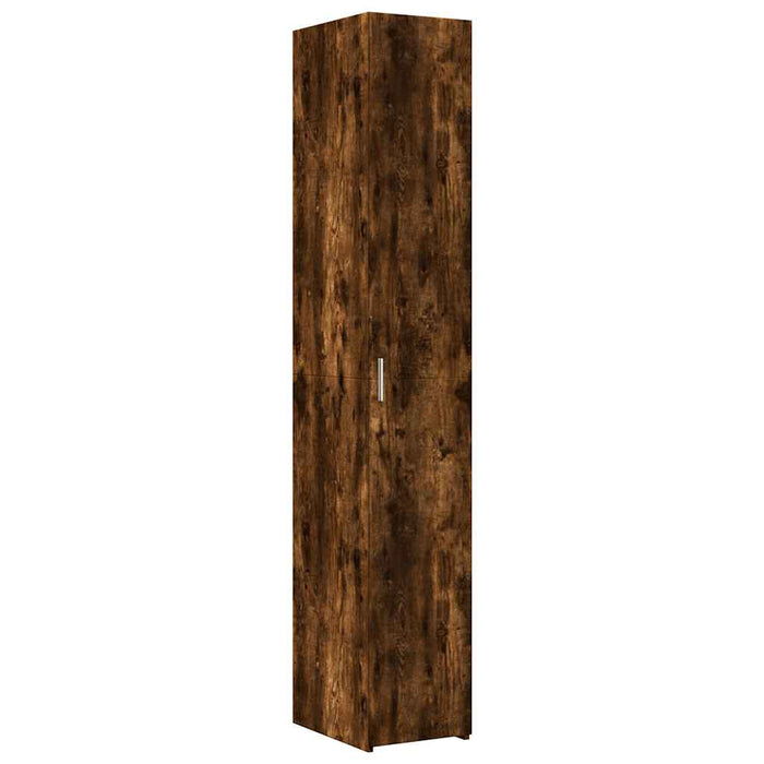 Dulap de depozitare slim, stejar fumuriu, 30x42,5x225 cm, lemn - WALTI WALTI