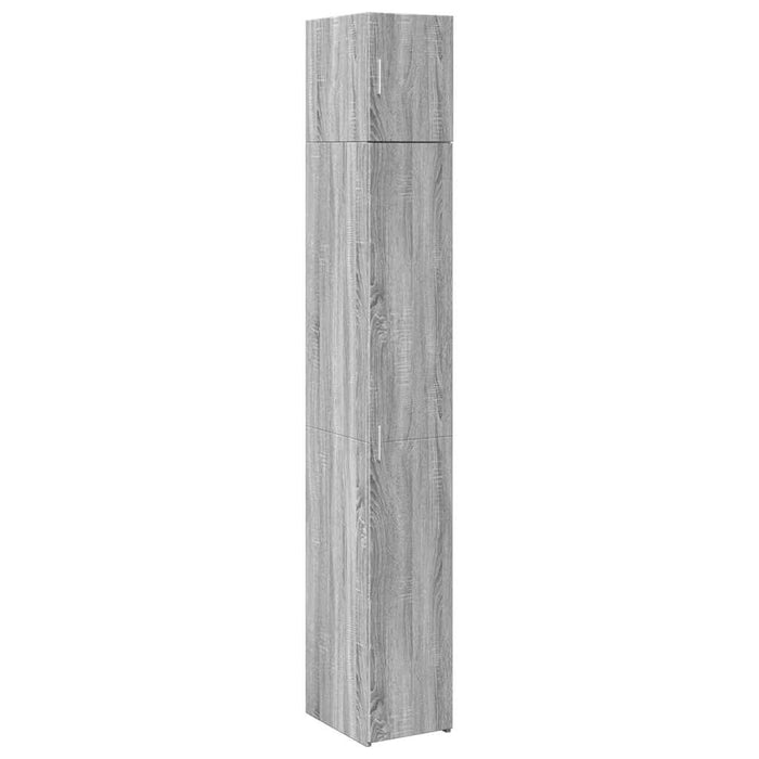 Dulap depozitare slim sonoma gri 30x42,5x225 cm lemn prelucrat - WALTI WALTI