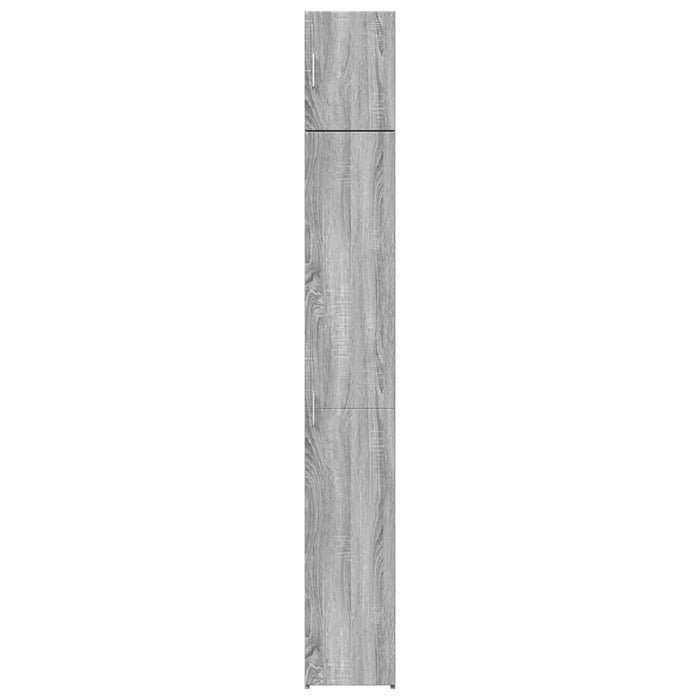 Dulap depozitare slim sonoma gri 30x42,5x225 cm lemn prelucrat - WALTI WALTI