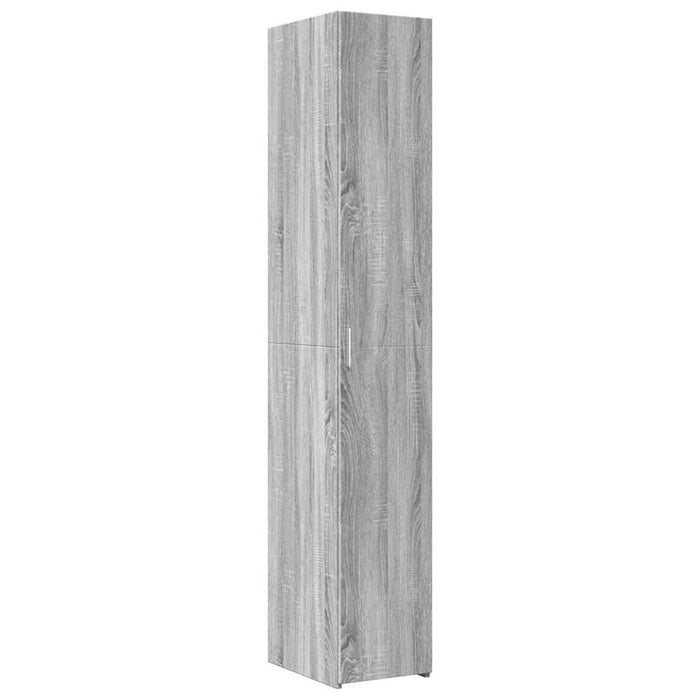 Dulap depozitare slim sonoma gri 30x42,5x225 cm lemn prelucrat - WALTI WALTI