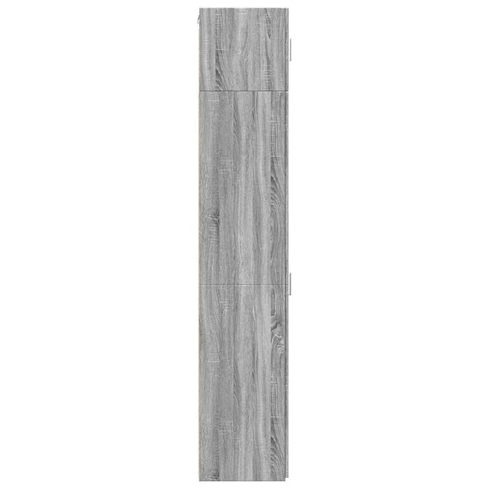 Dulap depozitare slim sonoma gri 30x42,5x225 cm lemn prelucrat - WALTI WALTI
