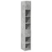 Dulap depozitare slim gri beton 30x42,5x225 cm lemn prelucrat - WALTI WALTI