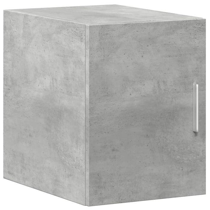 Dulap depozitare slim gri beton 30x42,5x225 cm lemn prelucrat - WALTI WALTI