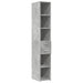 Dulap depozitare slim gri beton 30x42,5x225 cm lemn prelucrat - WALTI WALTI