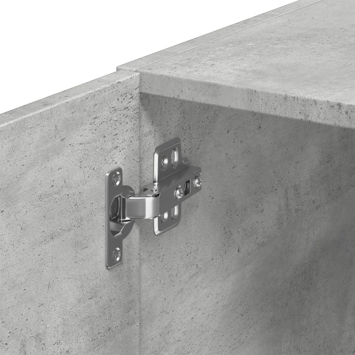 Dulap depozitare slim gri beton 30x42,5x225 cm lemn prelucrat - WALTI WALTI