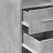Dulap depozitare slim gri beton 30x42,5x225 cm lemn prelucrat - WALTI WALTI