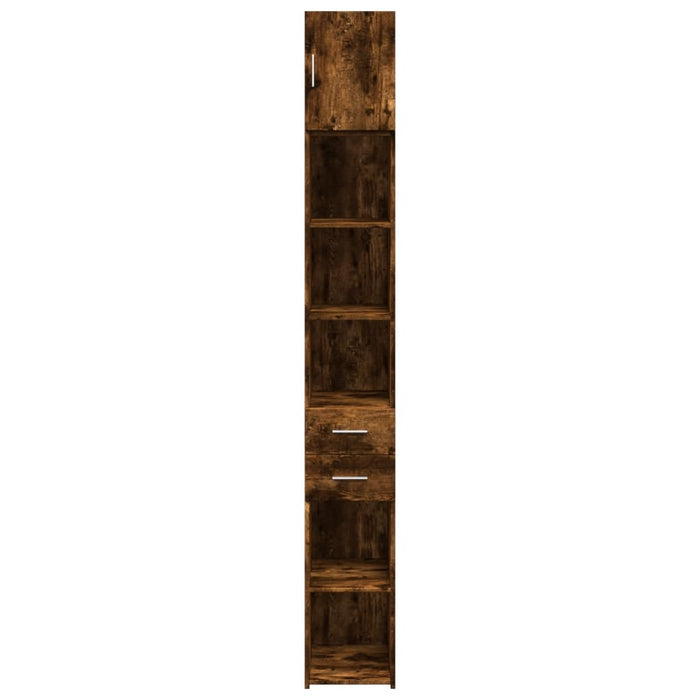 Dulap de depozitare slim, stejar fumuriu, 30x42,5x225 cm, lemn - WALTI WALTI