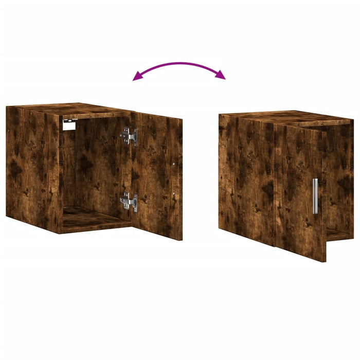 Dulap de depozitare slim, stejar fumuriu, 30x42,5x225 cm, lemn - WALTI WALTI