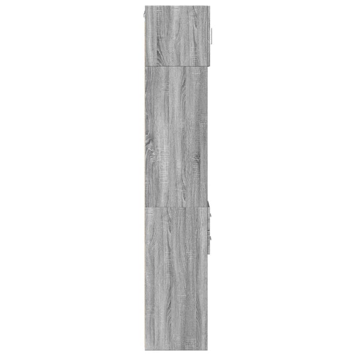 Dulap depozitare slim sonoma gri 30x42,5x225 cm lemn prelucrat - WALTI WALTI
