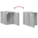 Dulap depozitare slim sonoma gri 30x42,5x225 cm lemn prelucrat - WALTI WALTI
